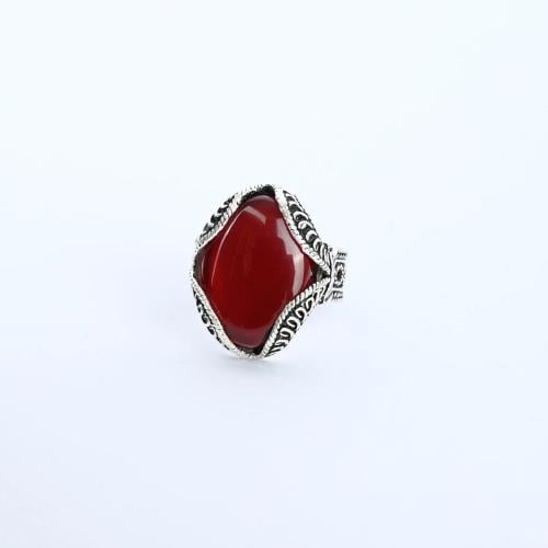 Yemeni agate ring with Najran craftsmanship