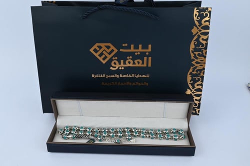 سبحة فاتوران مع فضة 576