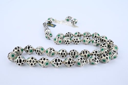 سبحة فاتوران مع فضة578