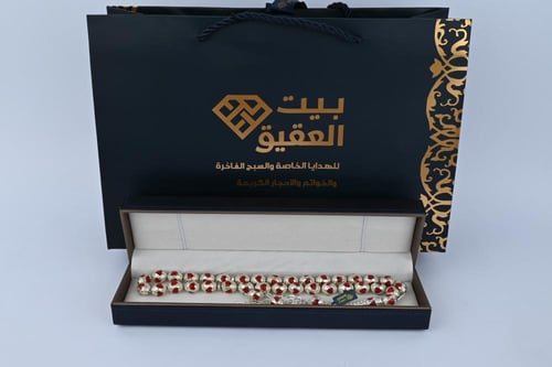سبحة فاتوران مع فضة 570