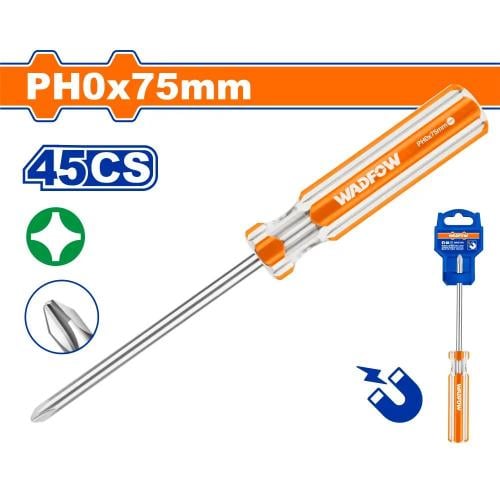 ودفو مفك مربع صغير 0*75 يد شفاف 6203