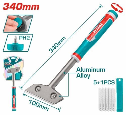 توتال مشرط تنظيف جزاز 14*100 31سم ذراع 183201