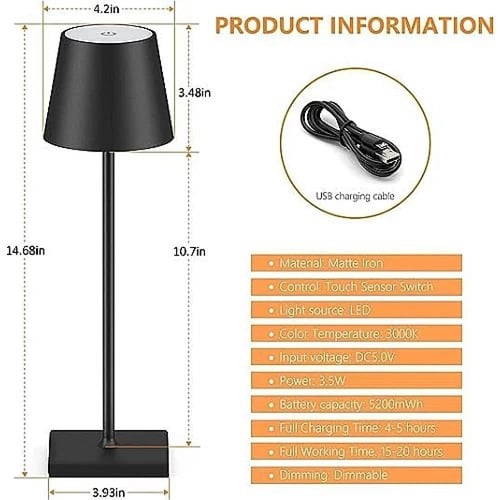 ابجوره اضاءه لمسة فخامة مع تحكم لمسي وإضاءة متغيرة...