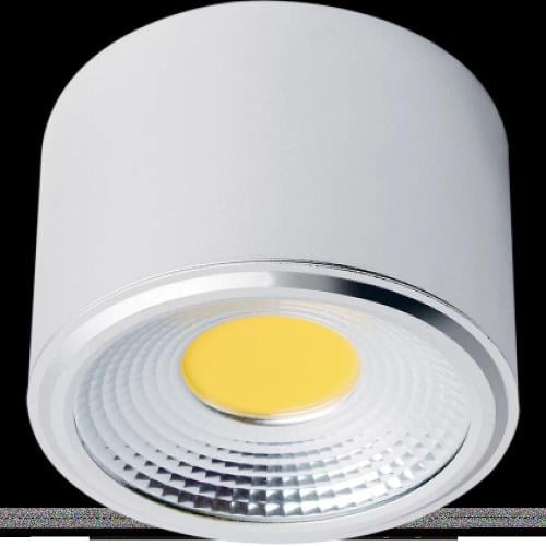 لمبه كشاف سلندر كوب لطش خارجي 4بوصه 10سم اطار ابيض...