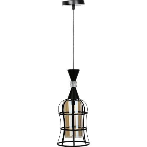 ثرياء علاقي مودرن مفرد اسود E27*1L 6029