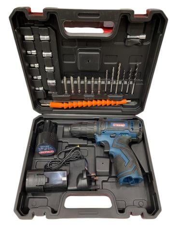 دريل بطارية 12 فولت مع 28 قطعة أدوات