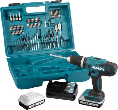 ماكيتا طقم دريل بطاريه 18فولت 13م ب2انبير 488