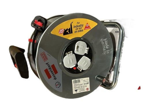 توصيلة كهرباء الماني 50 متر تتحمل 1500واط فقط مع ث...