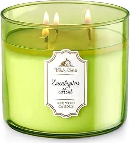 شمعة اوكالبتوس مينت 3 فتلات