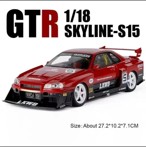 مجسم سيارة نيسان سكايلاين GTR معدني فاخر