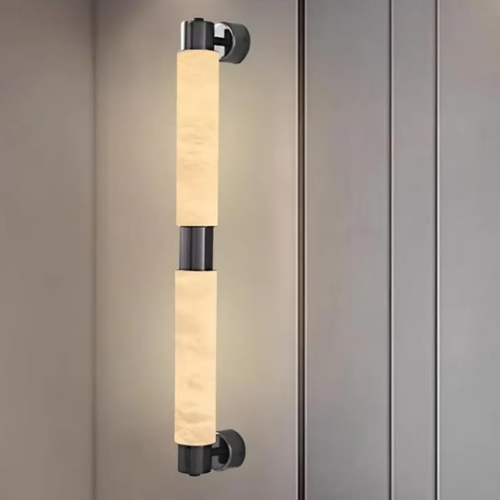 مصباح جداري داخلي من الرخام لون أسود