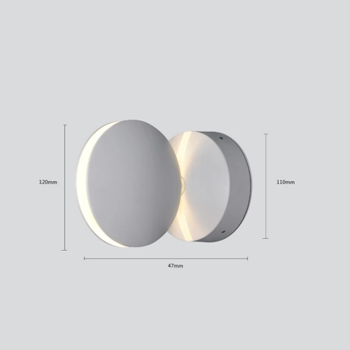 أبليك حائط ليد خارجي 6 واط – إضاءة أنيقة وعملية لل...