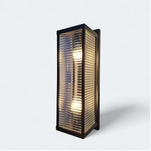 فانوس جداري خارجي اسود لارج