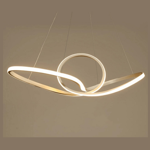 ثريا مودرن بتصميم عصري باللون الأبيض