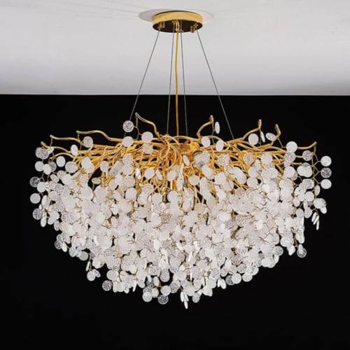 ثريا مودرن قروش ابيض مقاس 650