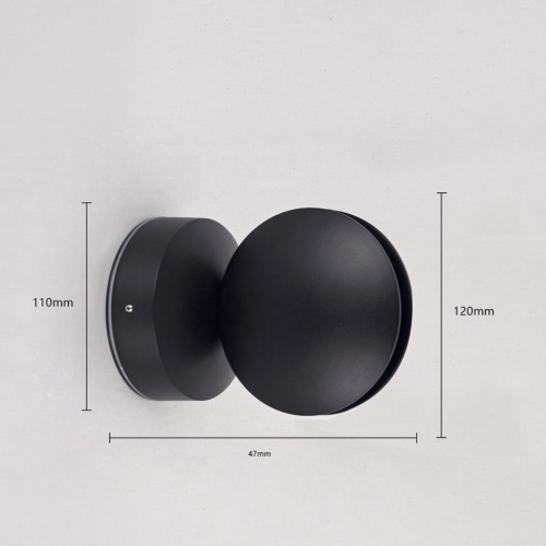 أبليك حائط ليد خارجي 6 واط – إضاءة أنيقة وعملية لل...