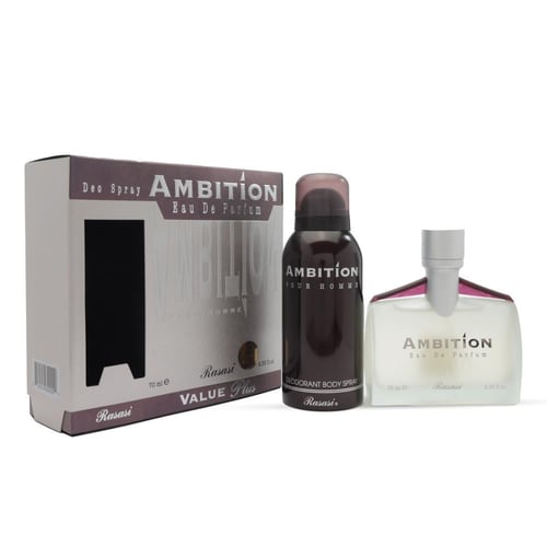 أمبيشين مع بخاخ مزيل رائحة العرق 70 مل رجالي صندوق...