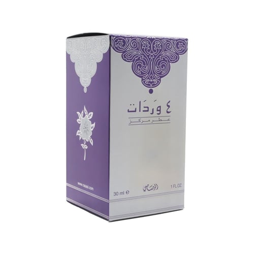 4 وردات عطر مركز 30مل