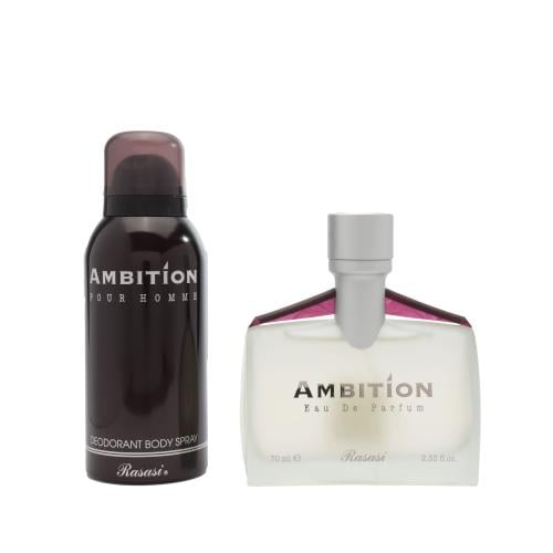 أمبيشين مع بخاخ مزيل رائحة العرق 70 مل رجالي صندوق...