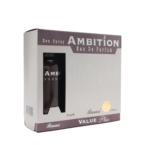 أمبيشين مع بخاخ مزيل رائحة العرق 70 مل رجالي صندوق...