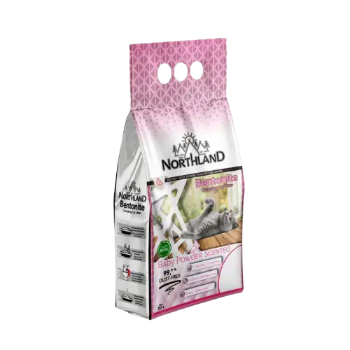 رمل قطط بنتونايت نورث لاند باودر - 20 لتر