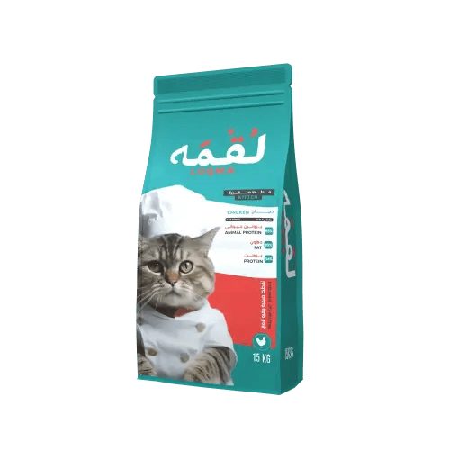 لقمه طعام جاف للقطط الصغيرة بالدجاج - 15 كيلو