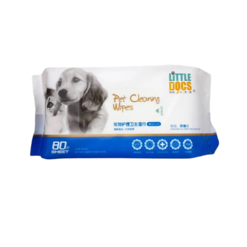 مناديل معطرة مبللة للقطط والكلاب 80 حبة