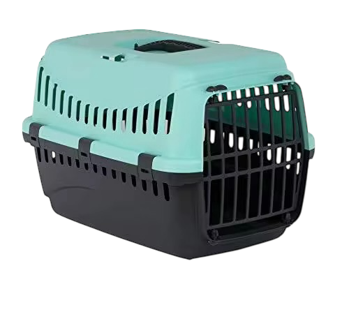 بوكس تنقل قطط بالستيك ملون