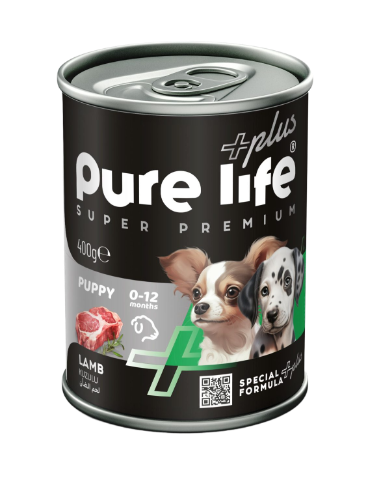 بيور لايف معلبات بنكهة لحم الضأن للجراء - 400 جم