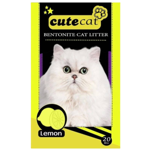 رمل معطر كيوت كات ليمون 20 كيلو