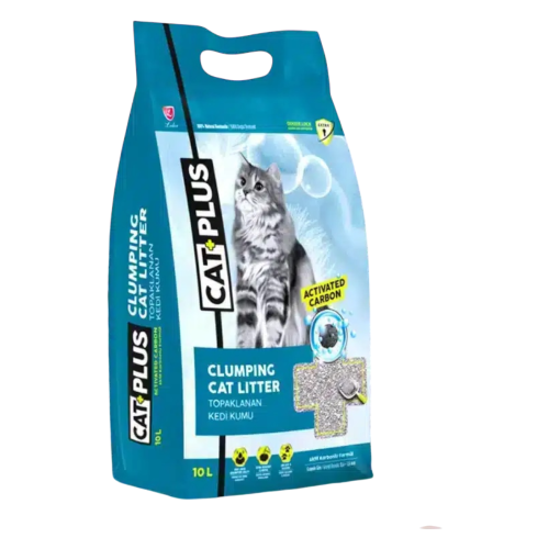 رمل كات بلس 10 لتر للقطط برائحة الاكتيف كربون