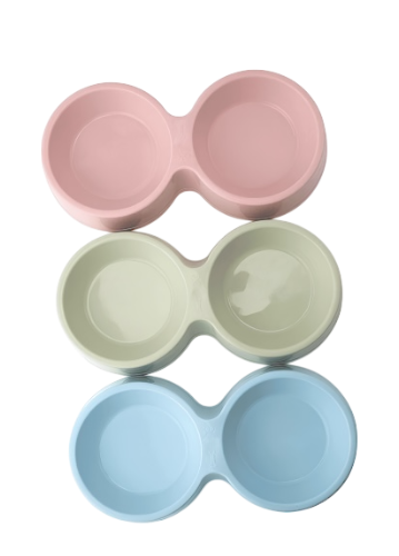 صحن مزدوج بلاستيك