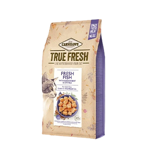 كرنيلوف تروفريش بالسمك الطازج 4.8 كجم للقطط المعقم...