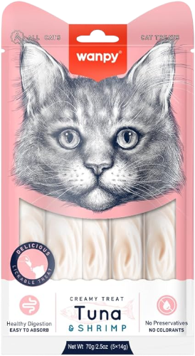 وانبي وجبة ممتعة كريمي - التونه و الروبيان 70 جم