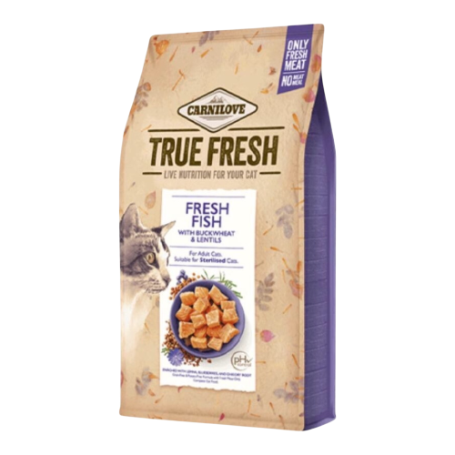 كارنيلوف تروفريش بالسمك الطازج 1.8 كجم للقطط المعق...