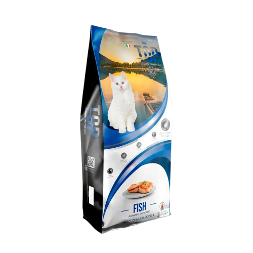 توب طعام جاف للقطط بالسمك 20 كجم