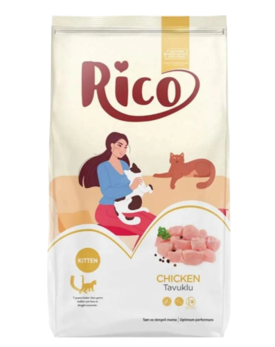 ريكو طعام جاف للقطط للقطط الصغيرة بالدجاج - 2 كيلو