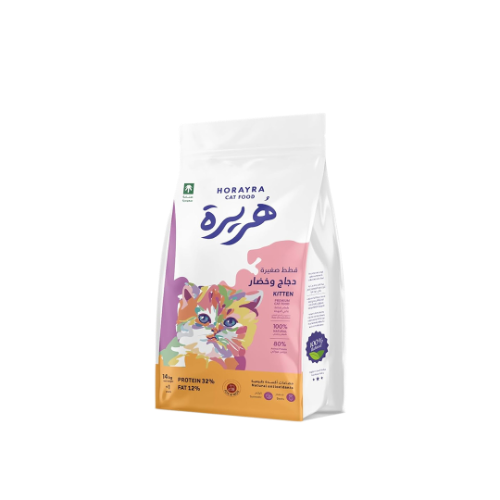 هريرة طعام جاف للقطط الصغيرة - دجاج و خضار 14 كيلو