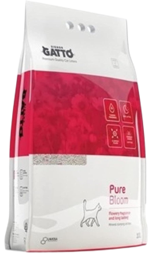 سينيور غاتو الوردي النقي رمل مهد للقطط 10 لتر