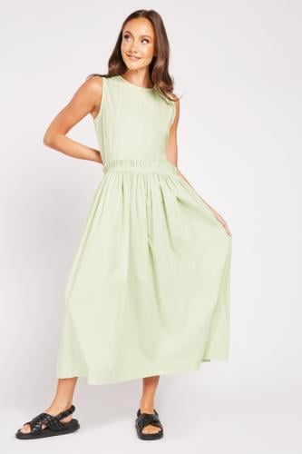 فستان ماكسي بكشكش