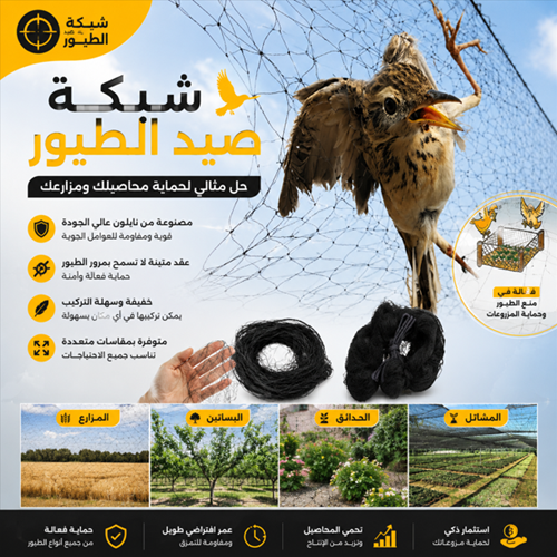 شبكة صيد الطيور مقاس العين MM3