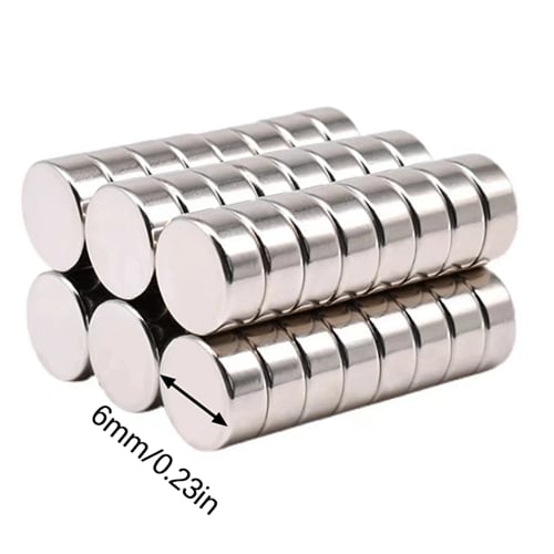 مغناطيس دائري صغير بقوه عجيبة 20 قطع