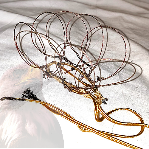 شبكة وفخ صقور 8 عيون خيط كربون برازيلي