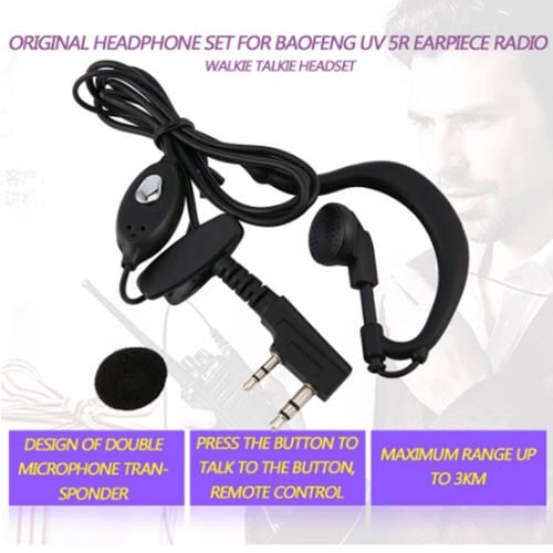 Baofeng UV-5R أصلية سماعة لاسلكية تخاطب UV 5R PTT...
