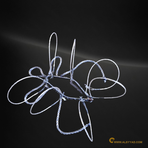 شبكة صقر مقاس سمان 7 عيون خيط الماني