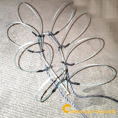 شبكة صقر مقاس حمام وقطا 8 عيون