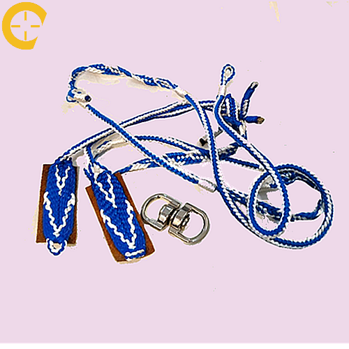 سبوق مع مجول بلونة الابيض والازرق المرغوب