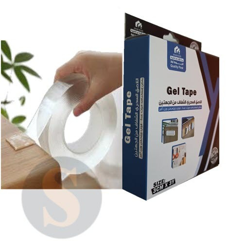 اللاصق السحري الشفاف من الجهتين