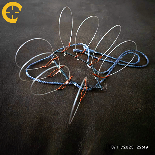 شبكة وفخ صقور 8 سيم نحاس