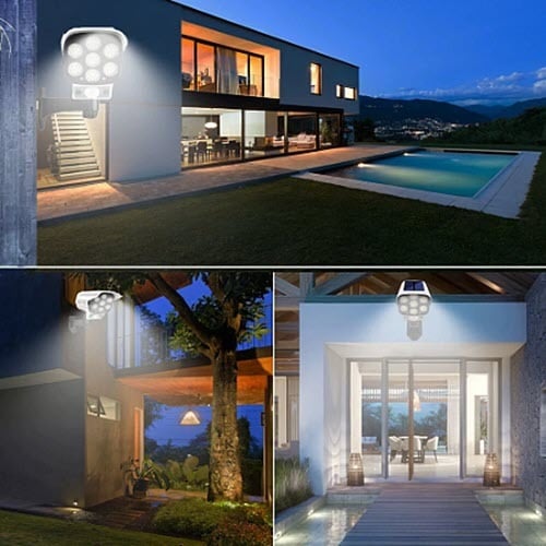 اظاءة استشعار الحركة بالطاقة الشمسية